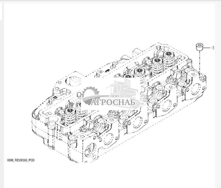6698 Заглушка термодатчика 